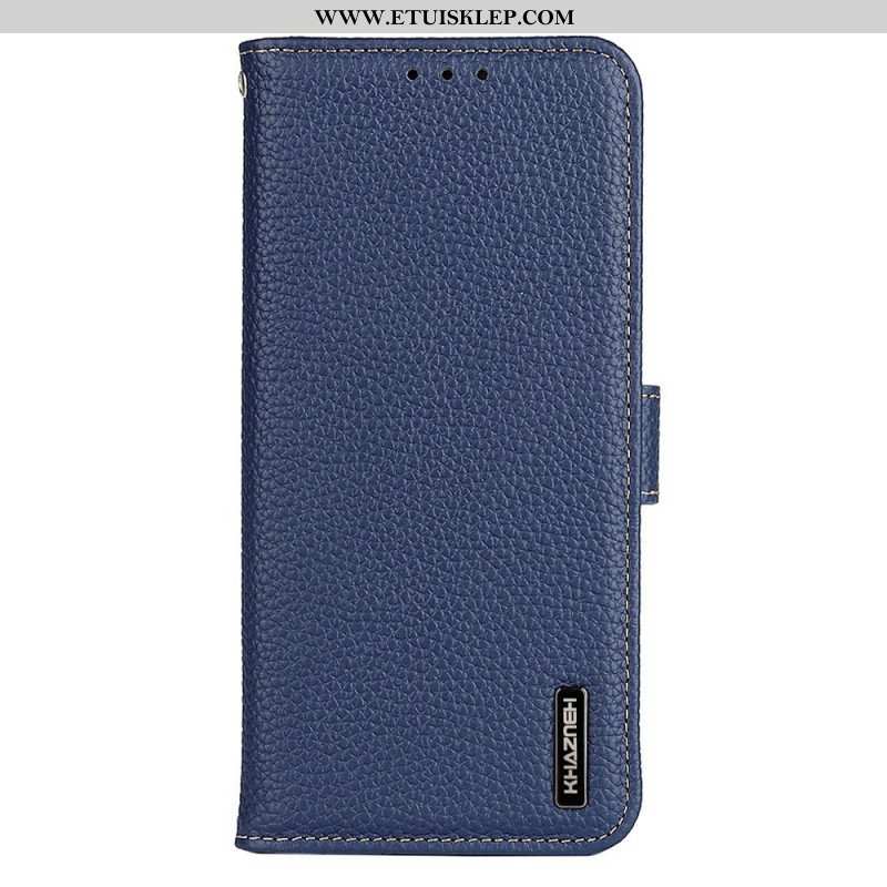Etui Folio do Oppo Reno 7 Khazneh Skóra Liczi